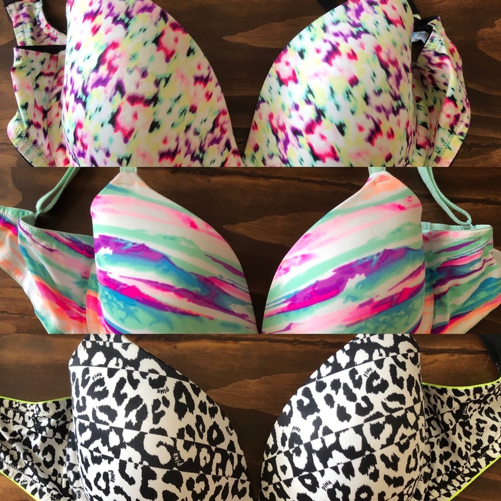 3 VICTORIA SECRET BRAS - Great Condition - sz 34D